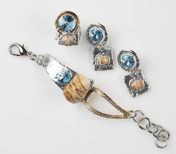 Earrings Bracelets & Rings 203 - Set