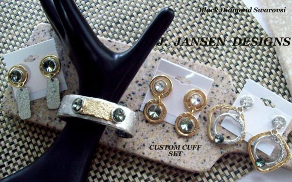 Cuff Bracelet 476 - Left - Earrings