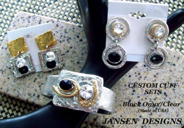 Cuff Bracelet 478 - Earrings - Left