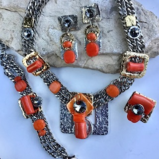 Couture #73 Choose From Necklace, Earring, Bracelet, and/or Ring
