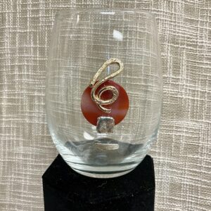 Stemless Wine Glass - Wine #321 (Carnelian (Plain))