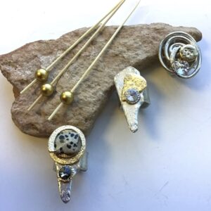 Selection of Semi-Precious and Fine Austrian Crystal Rings #1134