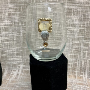 Stemless Wine Glass - Wine #312 Crystal (Aura Quartz)