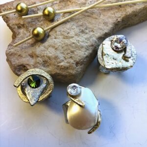 Selection of Rings with Fine Austrian Crystal #1131
