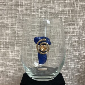 Stemless Wine Glass - Wine #322 Crystal (Blue Lapis)