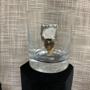 Whiskey Rocks Glass - Rocks #107 (Aura Quartz)
