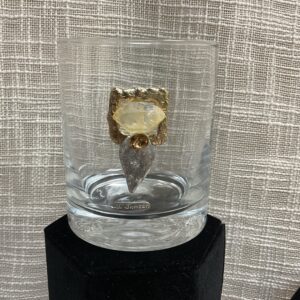 Whiskey Rocks Glass - Rocks #106 (Aura Quartz)