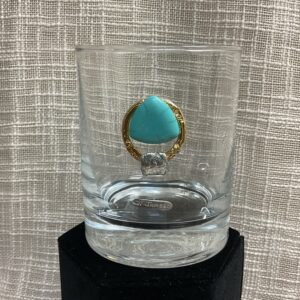 Whiskey Rocks Glass - Rocks #110 (Turquoise (Plain))