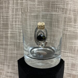Whiskey Rocks Glass - Rocks #112 Crystal (Black Onyx)